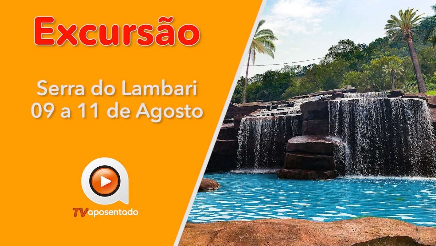 EXCURSÃO | Serra do Lambari de 9 a 11 de Agosto | Confira!