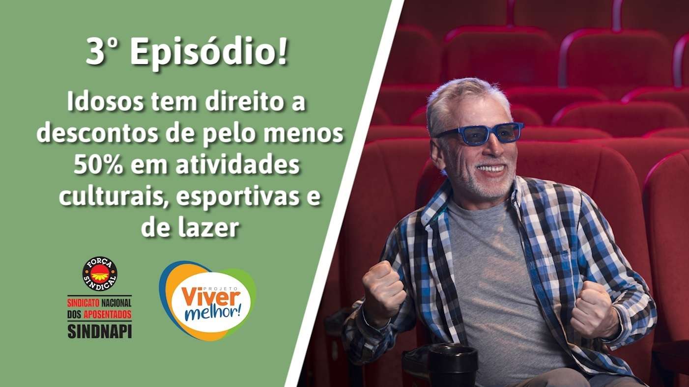 DESCONTOS| Idosos tem direito a descontos de pelo menos 50% em diversos lugares