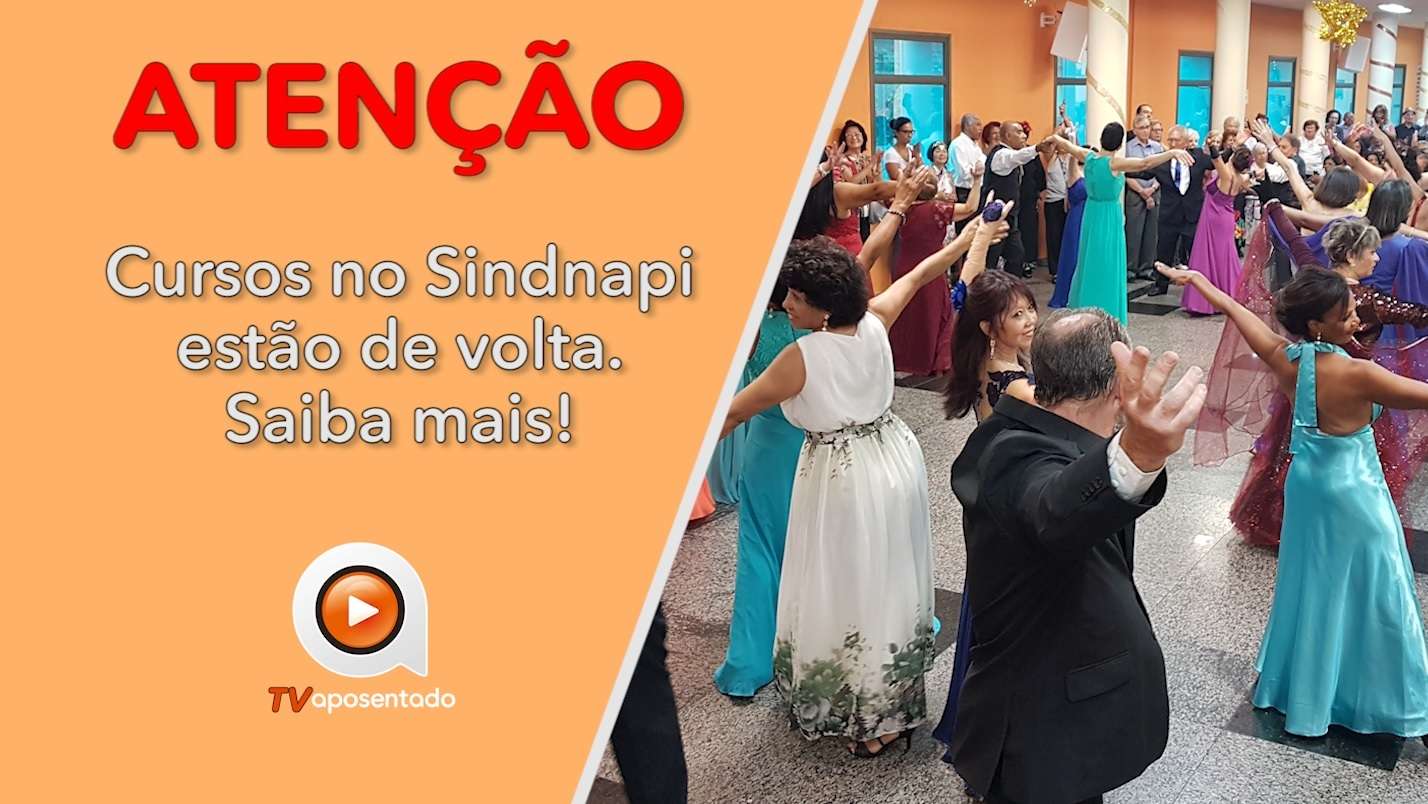 BOA NOTÍCIA | Cursos estão de volta no Sindnapi | TV Aposentado