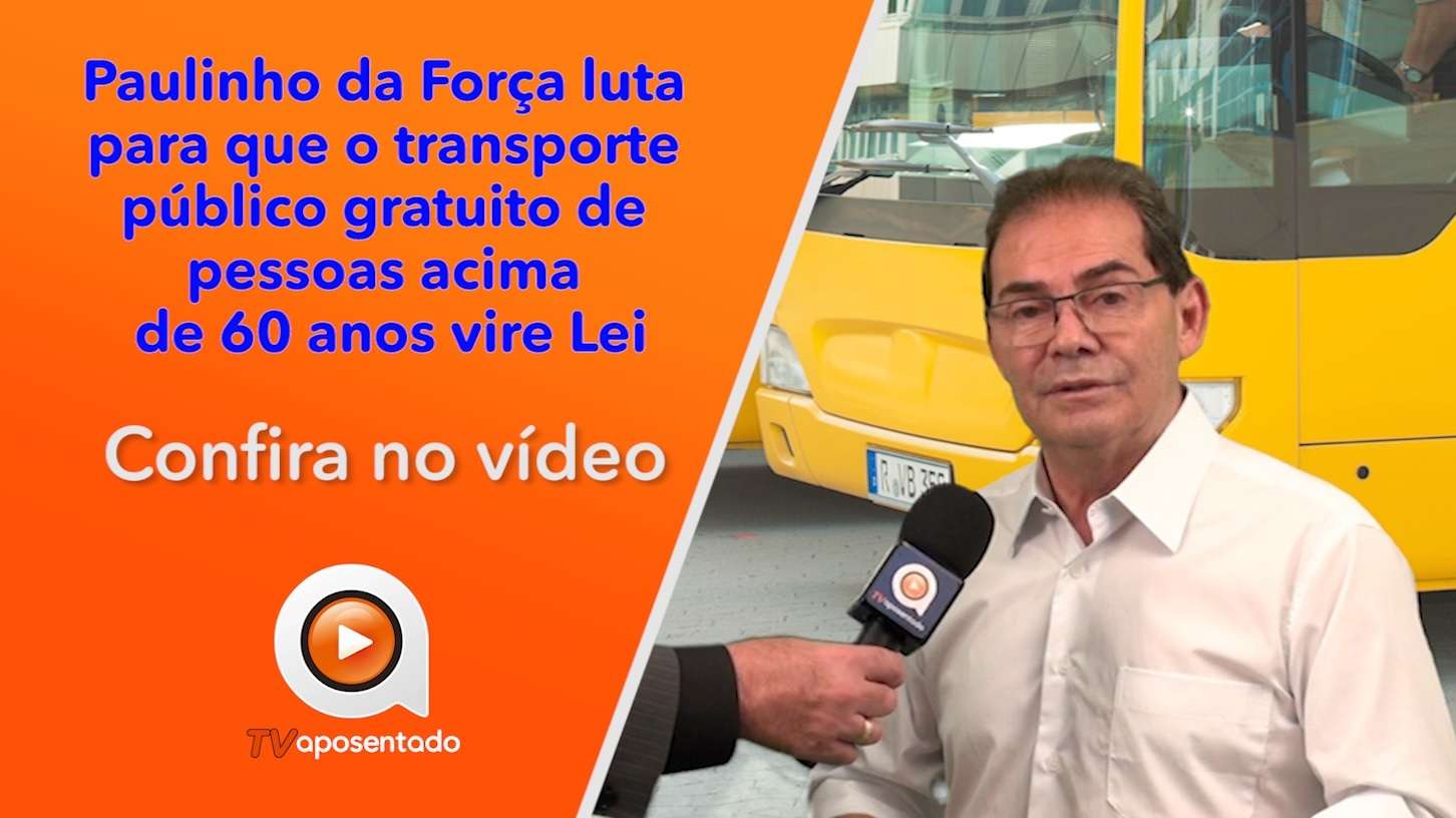 DIREITO | Transporte público gratuito para pessoas a partir dos 60 anos